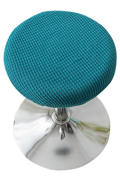 Manufacture of chair covers for round stools Design of solid color chair covers for beauty salons Specialty shop for elastic chair covers 27-35 36-45 SKSC019 detail view-3